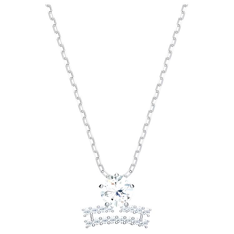 

Swarovski Zodiac Libra Necklace Women necklace Silver 5563895 Box (Random Color)