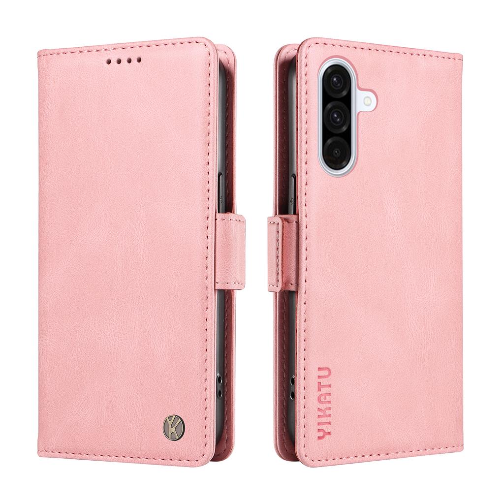 For Samsung Galaxy A36 5G Leather Case YIKATU YK-005 Skin-touch Feeling Wallet Phone Cover