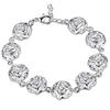 Rosenblüten 925 Sterling Silber Armband Hohe Qualität Romantik Kette Für Frau Mode Verlobungsparty Hochzeit SchmuckGutes Produkt