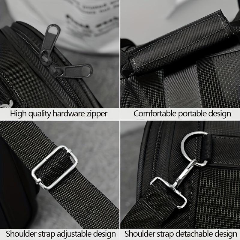 Oddychający transporter dla zwierząt o dużej pojemności do podróży - idealny na zajęcia na świeżym powietrzu, z jednym ramieniem