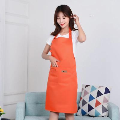 New Fashion Canvas Kitchen Aprons For Woman Men Chef Work Apron For Grill Restaurant Bar Shop Cafes Beauty Nails Studios Uniform