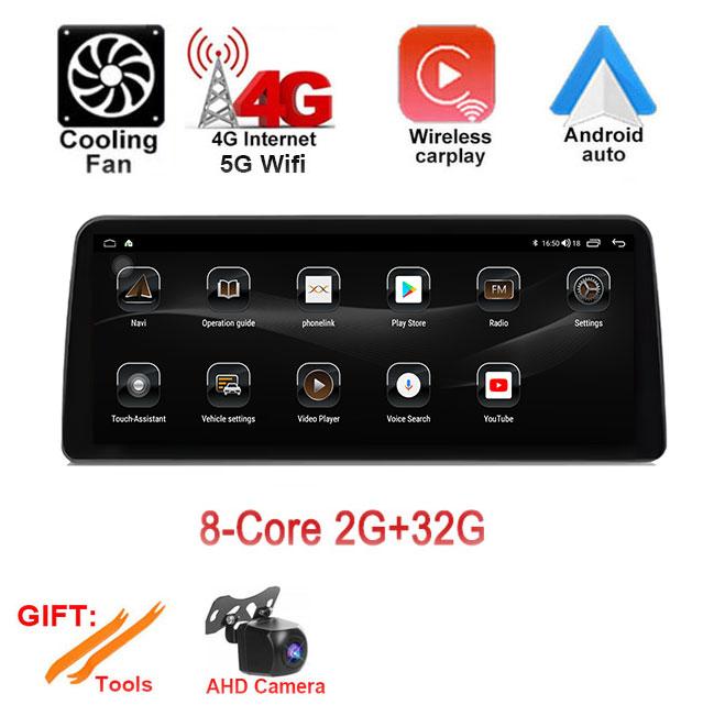 12.3‘’ Car Radio Multimedia Player For Ford Focus 2019-2022 Android Auto Wireless CarPlay Navigation GPS 4G WIFI