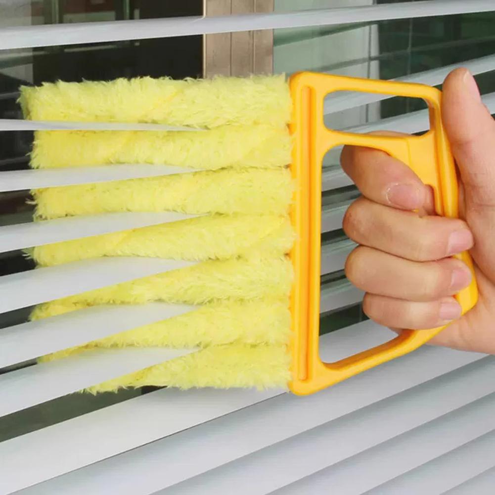 Handheld Brush for Cleaning Difficult Areas Like Blinds and AC Outlets