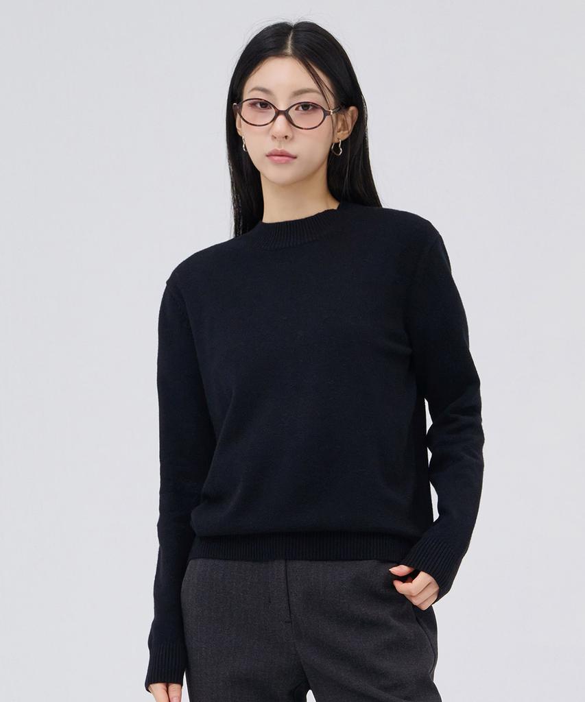 CHASECULT Women'S Mock Turtleneck Sweater - Black