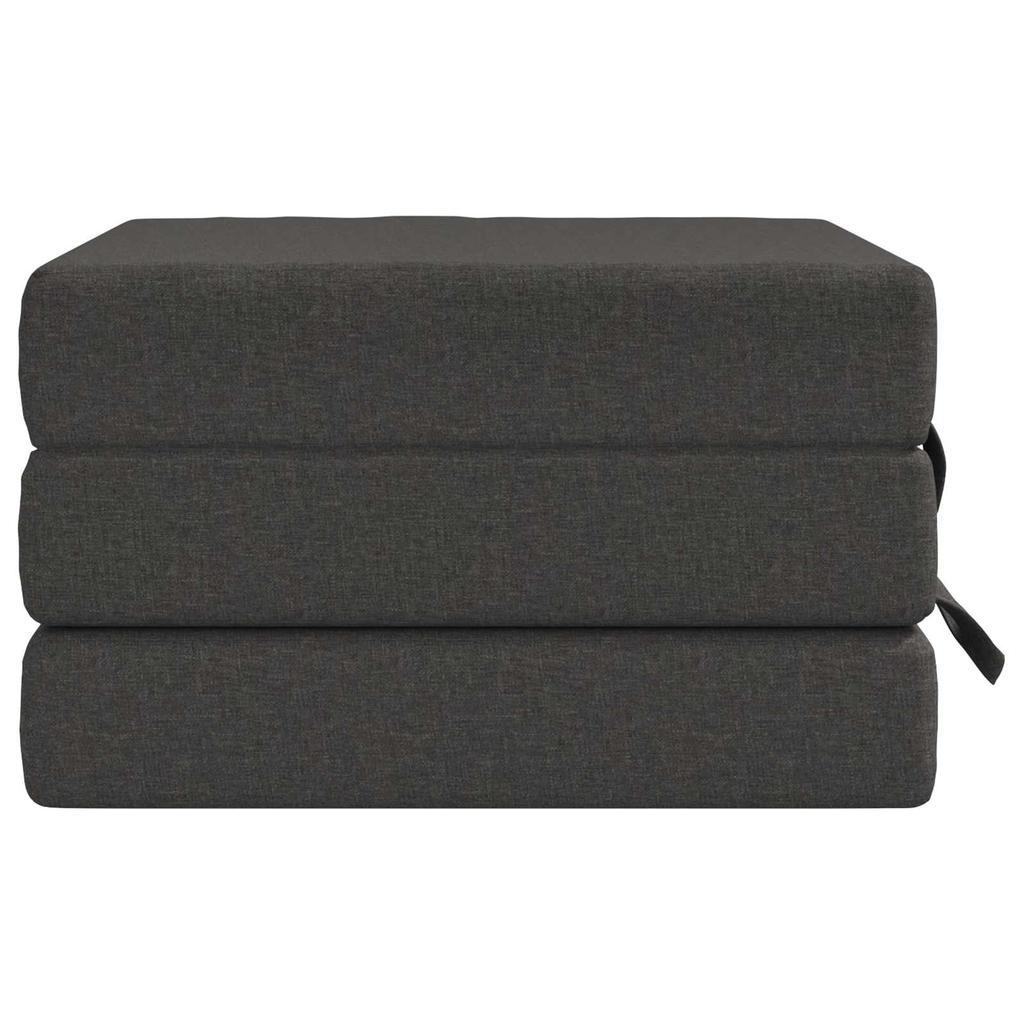 Folding Sofa Bed 75 x 63 x 45 cm Dark Grey