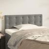 VidaXL Headboard Bedroom Furniture Single Bed Accessory Headboard Bed Frame Interior Light Grey 346450