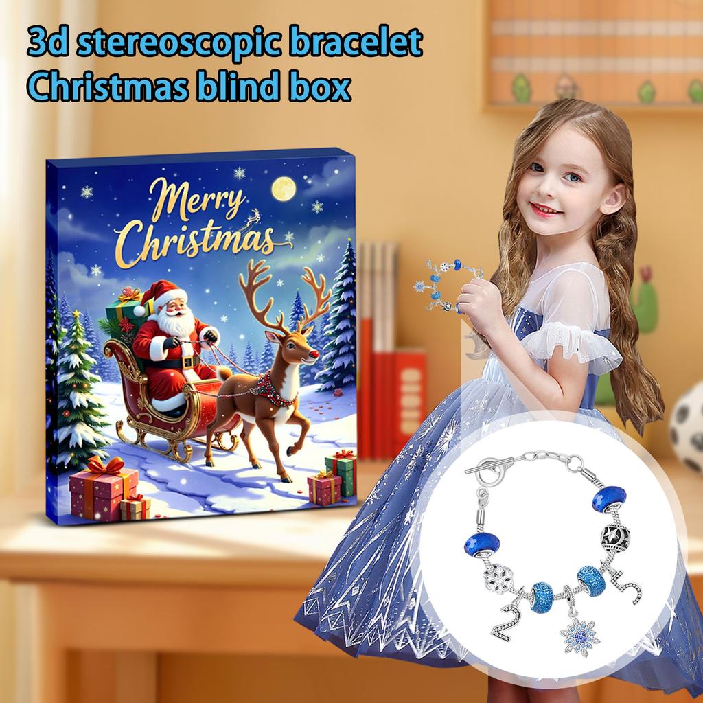 3D Flugzeug Box Kommt Weihnachtstag Armband