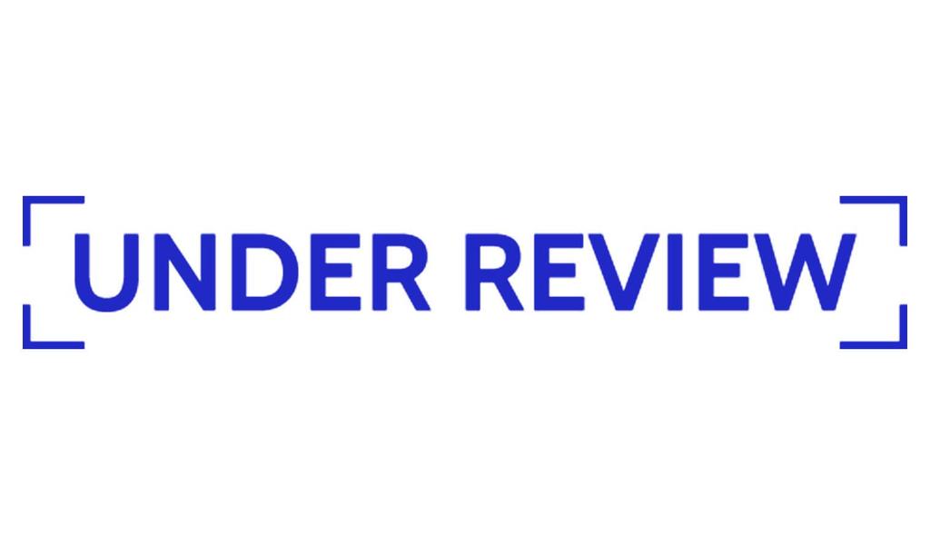 Printtoo Under Review Self Inking Rubber Stamp Pre-Inked Office Stamp- Home Office Business Stationery, Black- 42 x 9