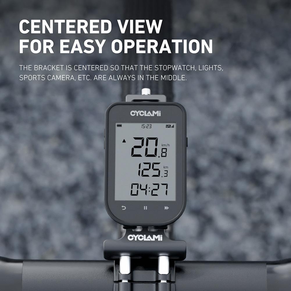 Fahrrad-Stoppuhr-Halterung Aluminiumlegierung Leichtgewichtige Fahrradcomputer-Halterung Leichte Fahrrad-Tachometer-Halterung für Fahrradzubehör
