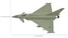 TANG Eurofighter Typhoon EF2000 Eurofighter Typhoon Finished British Royal Air Force Airplane Model Kit DYNASTY(TM) 1/100 Fighter/Attack Aircraft,