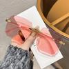 Korean Trendy Frameless Sunglasses - Women's Fashion UV Protection