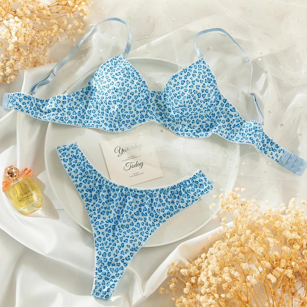 

Цветочный Бохо Комплект Бюстгальтер Женский Многоузорный Комплект Нижнего Белья из 2 Предметов Бюстгальтер + Трусики Интимные Вещи XXL