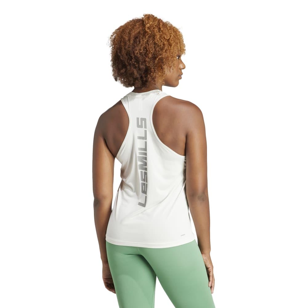 Adidas LESMILLS Tank Top KMD90 Chalk White Size S Women's (IS2361)