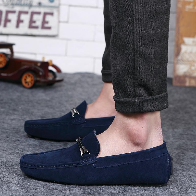 Fashion 2025 Spring Autumn Hot Selling Soft Soled Comfortable Men's Leather Casual Shoes Leather Shoes Men's Work Shoes for Commuting