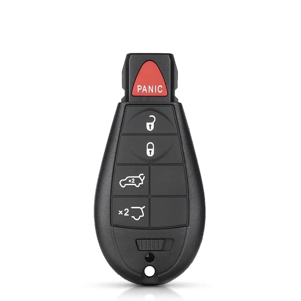 3/4/5/6 Buttons For Chrysler 300C For Jeep Commende For Dodge Durango Ram Grand Caravan Cherokee Replace Key Shell Case