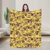 Merry Christmas Nicolas Cage  Blankets  Flannel Novelty Breathable Throw Blankets for Bed Sofa Autumn/Winter