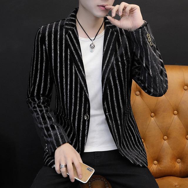 Buy 2022 Men 'S Clothing Slim Fit Handsome Corduroy Blazer Youth