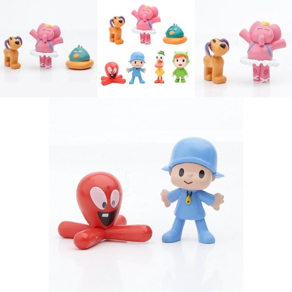 Adorable 7pcs Pocoyo Action Figures Zinkia Miniatures Perfect For Cake Decoration
