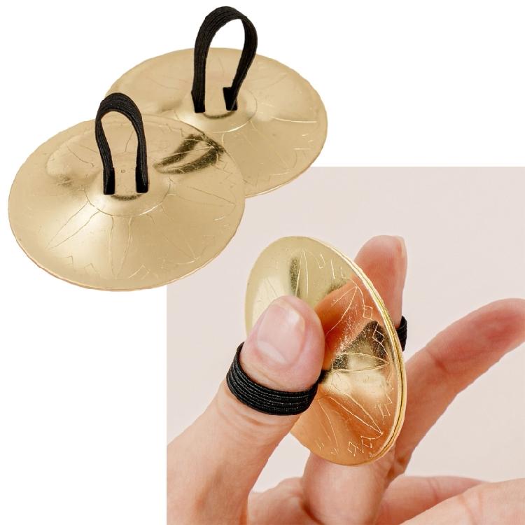 1 Pair Finger Small Cymbals Belly Dancing Cymbals Finger Cymbals Dancing Props