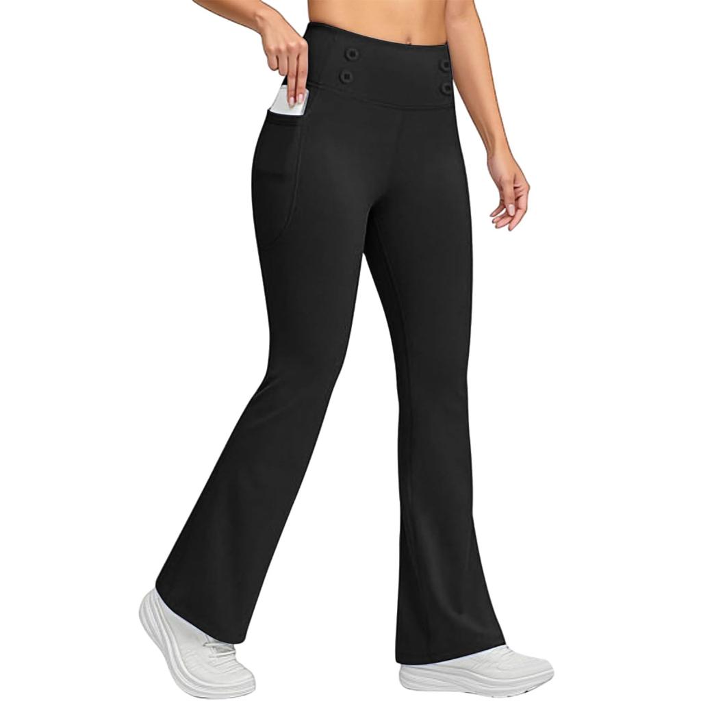 Women's Fashionable Solid Color Warm Base Yoga High Waist Slimming And Slimming Casual Pants