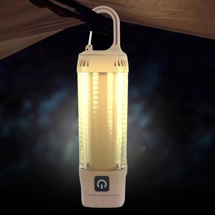 Multi Functional Outdoor LED Dual Light Camping Light, Rechargeable Flashlight, Portable Waterproof Travel Tent Light