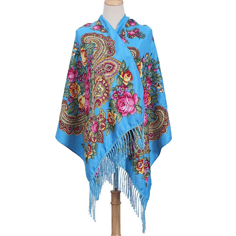 Frauen Designer Winter Schal Pashmina Blume Stickerei Schals Weibliche Bufandas Foulard Warm Hijab Wraps Reise Stolen