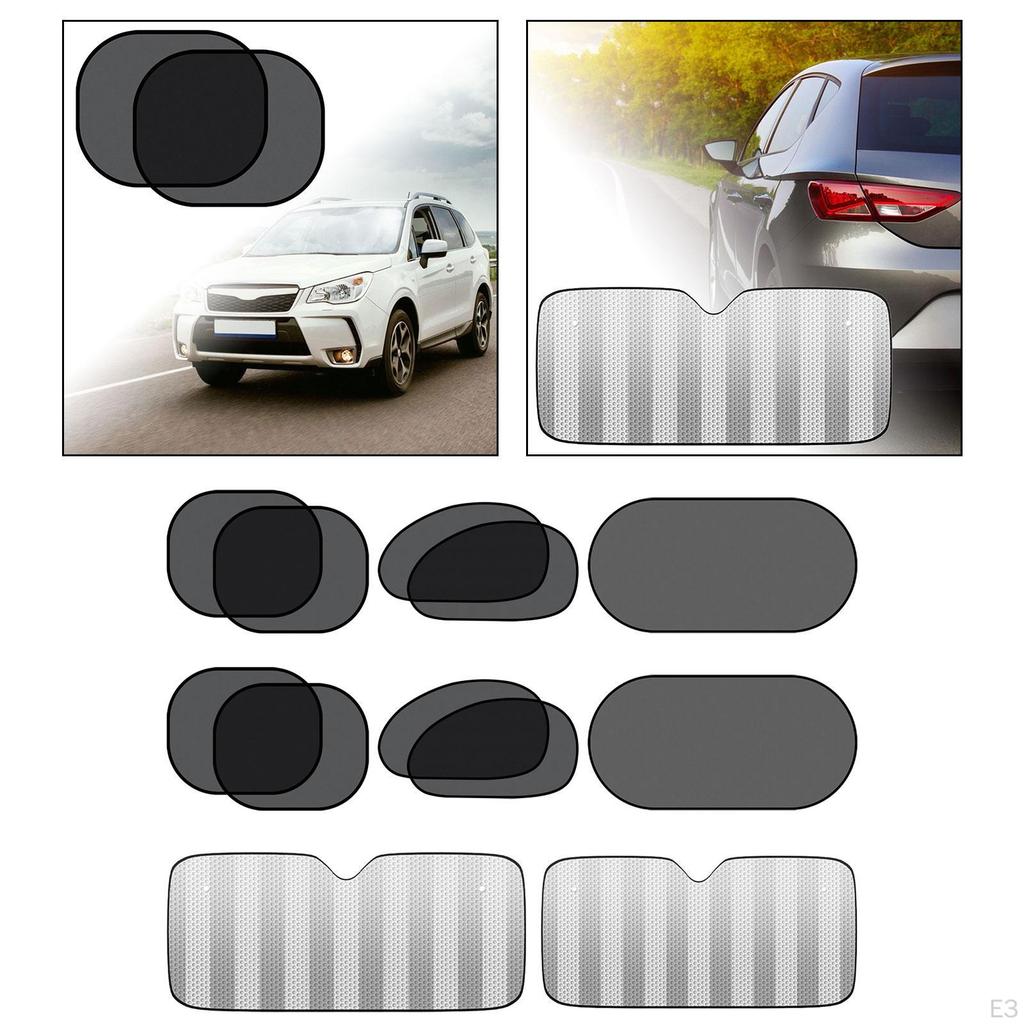 Auto Window Automotive Decorative Accessory Universal Breathable Car Windshield Cover for Compact
