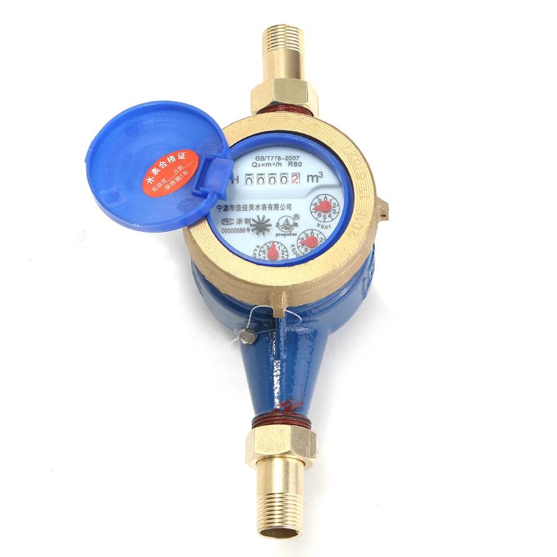 1/2 "DN15 Qn 2 m³/h Bandă de măsurare domestică calibrată Contor de apă la rece 30 ° C