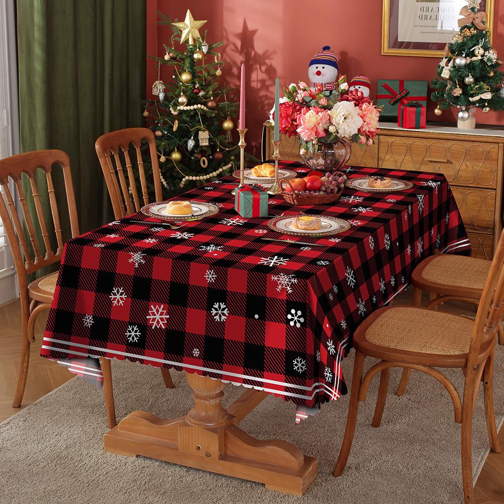 Față de masă 1BUC masă de sufragerie impermeabilă și rezistentă la grăsimi, tapițată cu țesătură din poliester