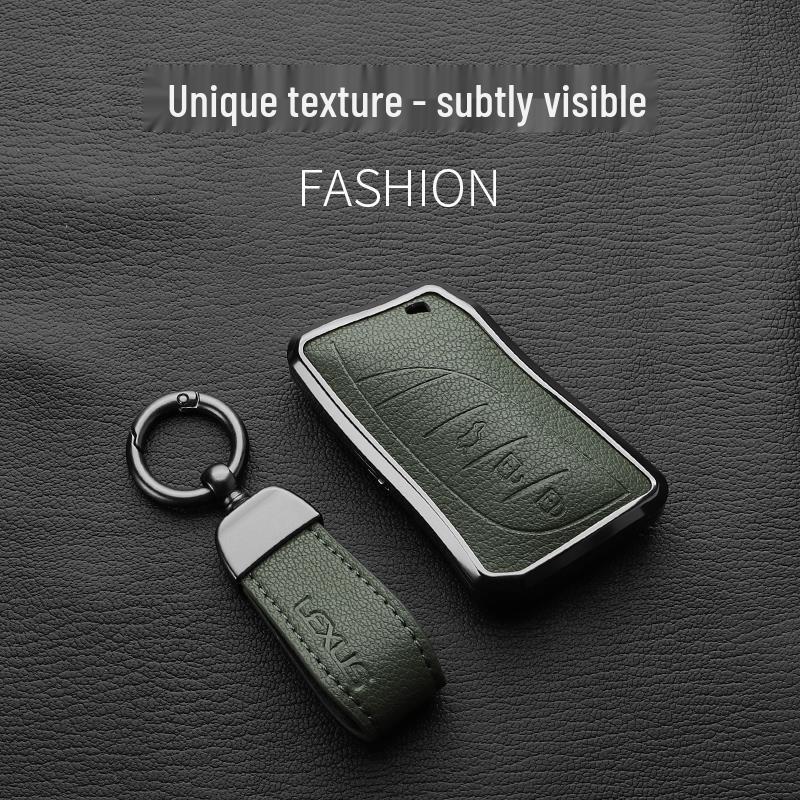 Genuine Goatskin Key Cover for 25 Lexus Models: ES200, RX350H, NX200, ES300H, and More.