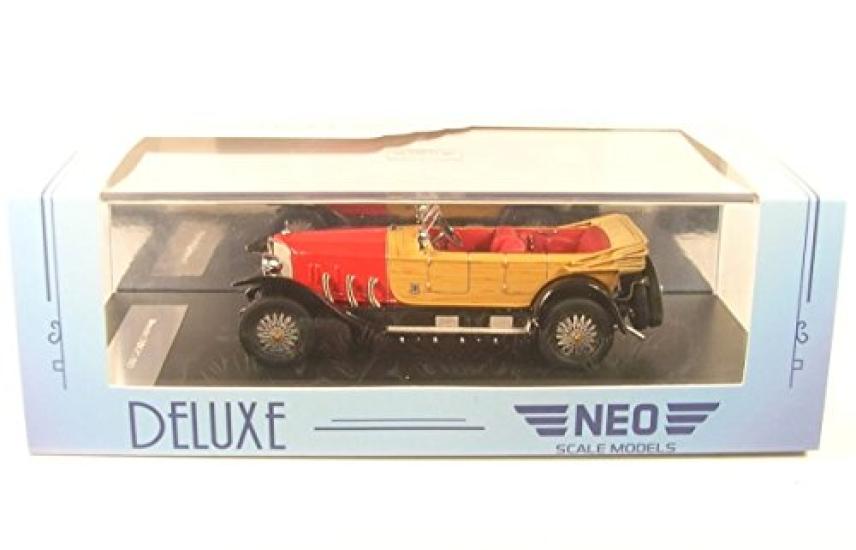 

NEO Модель Mercedes 28/95, красный/под дерево, с правым рулем, 1922, Автомобиль, Готовая модель, 143