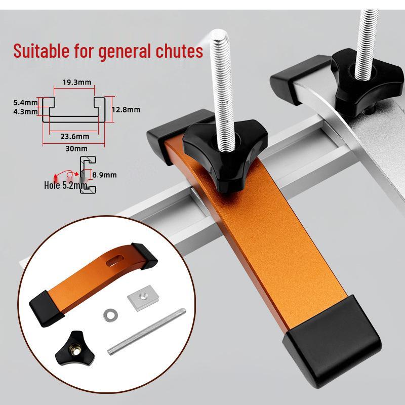 Aluminum Alloy M8 T-Slot Handle Pressure Plate Block Slider Accessories