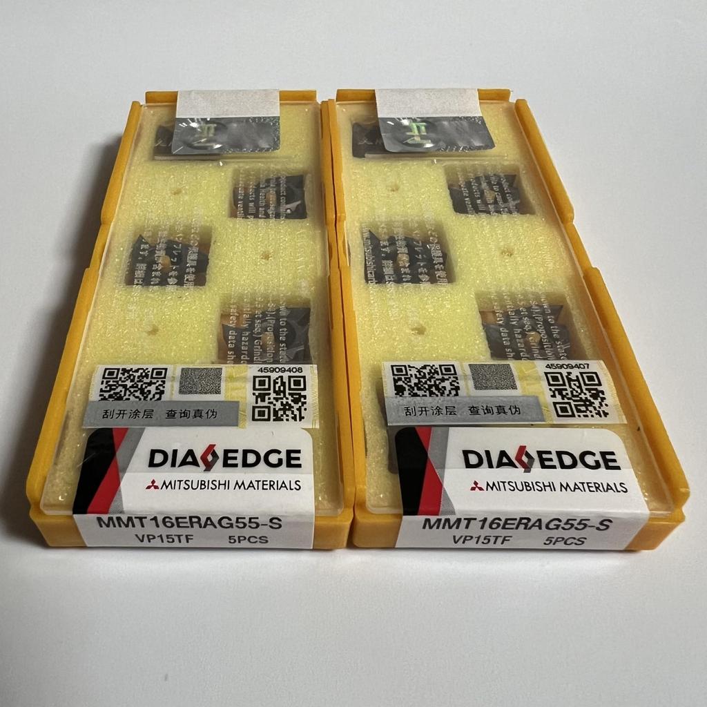 Mitsubishi / MMT16ERAG55-S VP15TF / Carbide CNC Blade 10 Pcs
