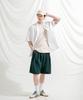 JEMUT Easy Summer Nylon Half Pants Dark Green Oysp2566