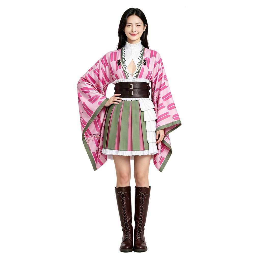 Damen Anime Cosplay Kostüm für Halloween Bühnenauftritt Kleid