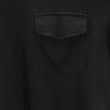 THE RERACS Short Sleeve T-shirt Black Plain Pocket T-shirt Men's Used