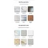 Space Saving 3 Piece Bathroom Shelf Set Not Drill Mounting Deep Hook Magnetic Door Organizers with 28cm Length for Home