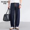 Romon Men's Linen Blend Casual Pants