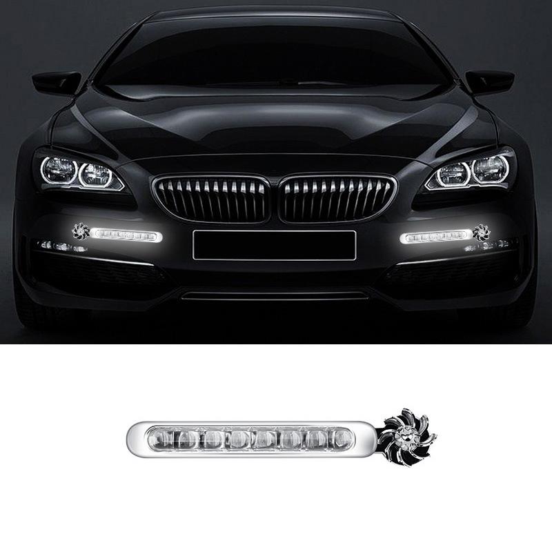 Car Decorative Lights Wind Power Generation Electric Vehicle Motorcycle Daytime Running Lights LED Decorative Exterior Lights