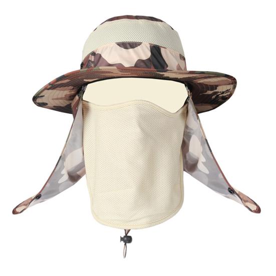 

Солнцезащитная шляпа с ветрозащитной веревкой, солнцезащитная система на 360 градусов, фигурная складная шляпа для отдыха на открытом воздухе с шалью для защиты лица J