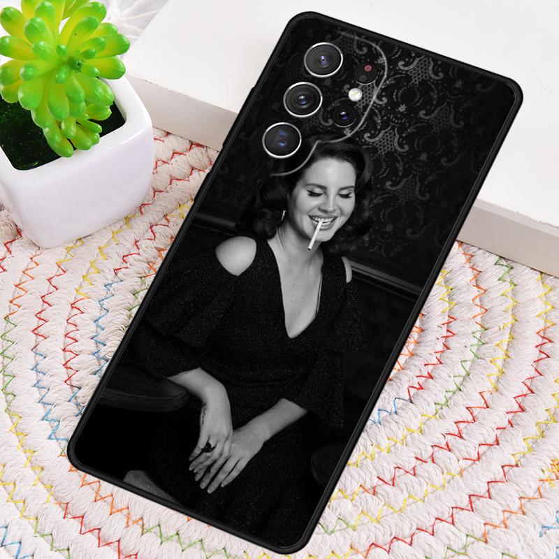 Lana Del Rey Singer Silicone Phone Case For Samsung Galaxy note 10 pro S26 S25 S24 S23 S22 S21 Plus S25Ultra Capa Cover