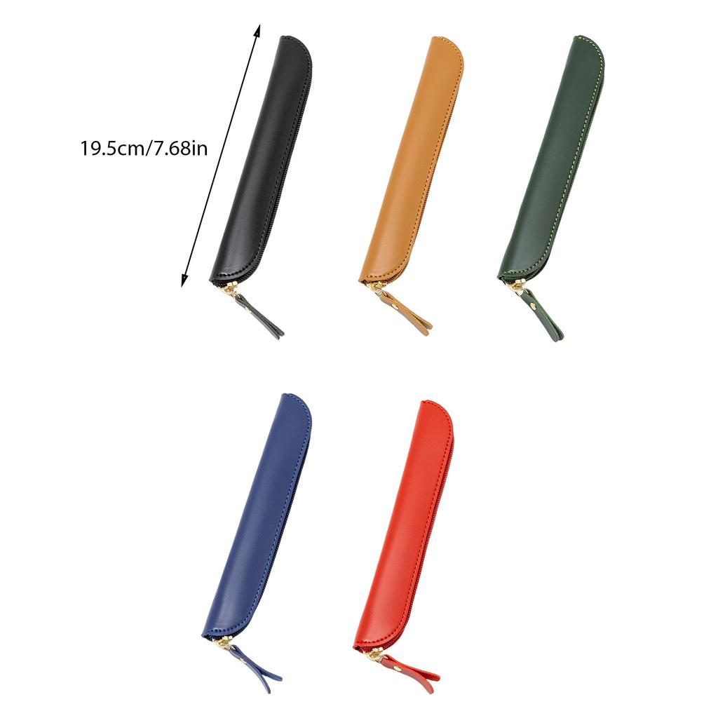 PU Leather Pen Case Holder Sleeve Fountains Pen Pouch Protective Sleeve Cover Ballpoint Pen Packaging Pen Storage Bag