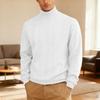 New Arrival Plus Size Men's High-Neck Sweatshirt Heavyweight Textured Jacquard Casual Thermal Sweatshirt