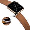 Leather Strap for Apple Watch Band Ultra 49 44 40 45 41 42 38 Mm  Business Armband Iwatch Series 3 5 6 Se 7 8 Bracelet
