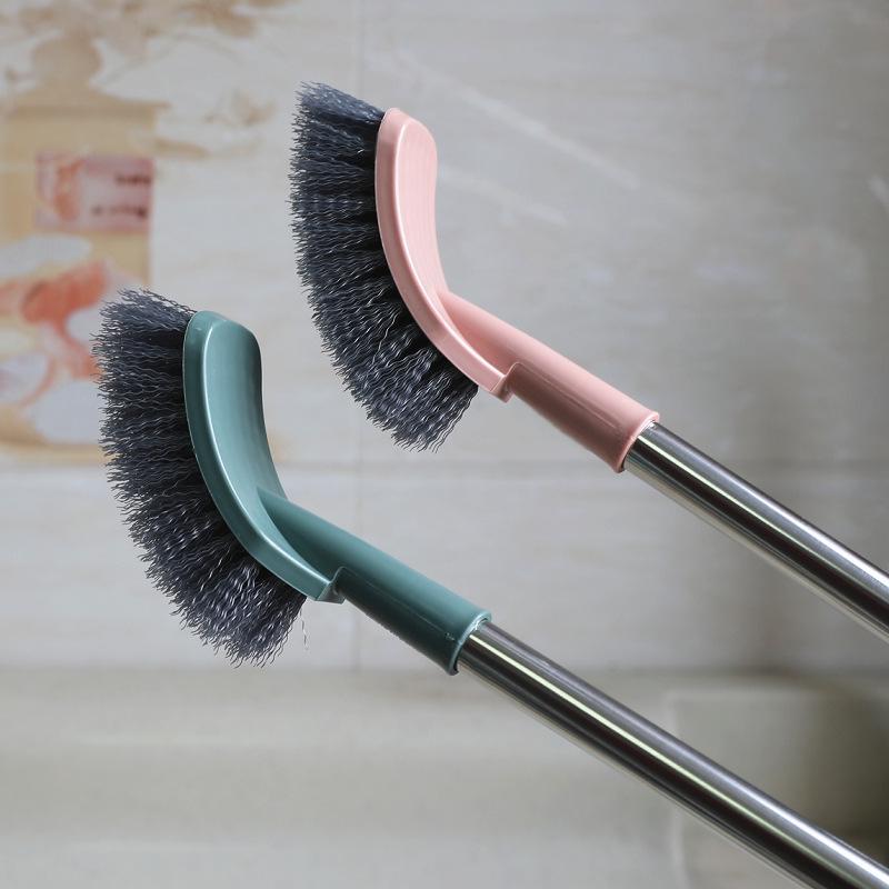 Long Handle No Dead Corner Toilet Cleaning Brush for Squat Toilets and Floors