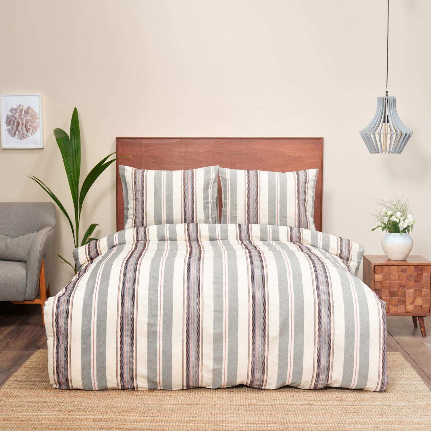 

Karaca Home Lesli Indigo Комплект пододеяльников с двойной пряжей