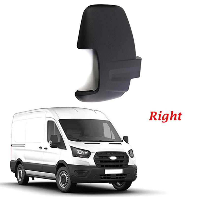 BK3117K746AA Wing Mirror Cover Caps Matte Black Fit For Ford Transit MK8 2014-2022 Left Right Door Mirror Housing Replacement Part