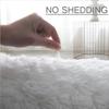 2x2m Super Soft Plush Round Rug Mat Fluffy White Carpets for Living Room Home Decor Bedroom Kid Room Decoration Salon Thick Pile Rug