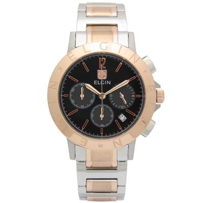 Elgin FK1409PS-B Chronograph Watch - Two-Tone