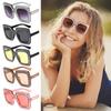 Retro Crystal Big Square Frame Sun Glasses Square Sunglasses Eyewear Oversized Sunglasses